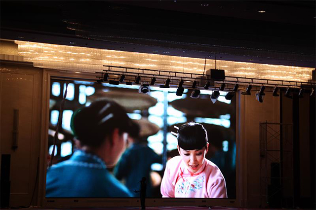 江蘇常州喜來登酒店P6全彩顯示屏由上海智彩科技定制、安裝